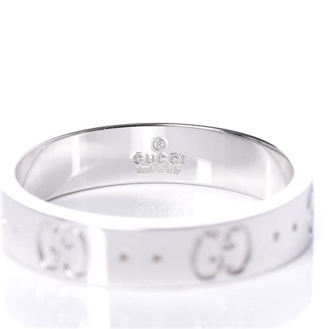 gucci icon thin band|18k White Gold And Black Icon Thin Band .